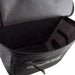 Black bag with a visible brand logo on a white background
