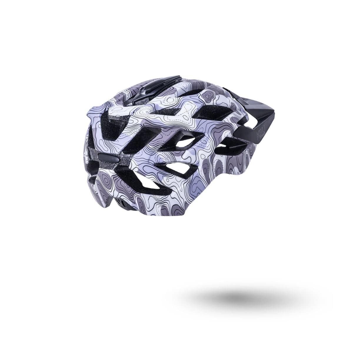 Kali Protectives Lunati Helmet Topo Camo - Matte Purple