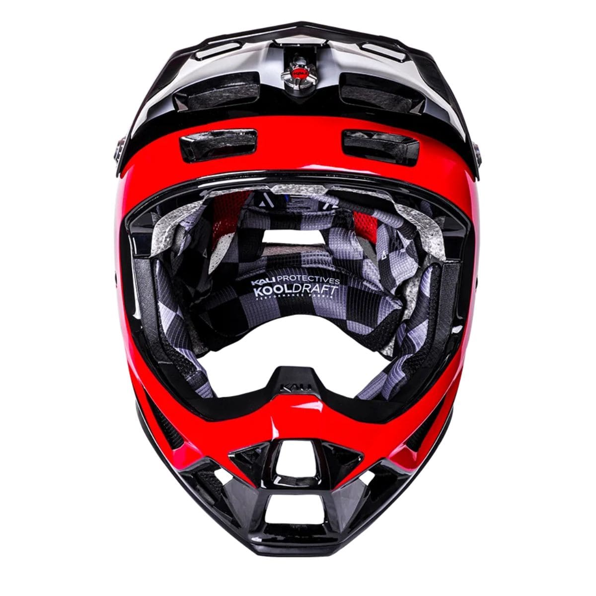 Kali Protectives Trinity Carbon Full Face Helmet Gloss Black/Red/White