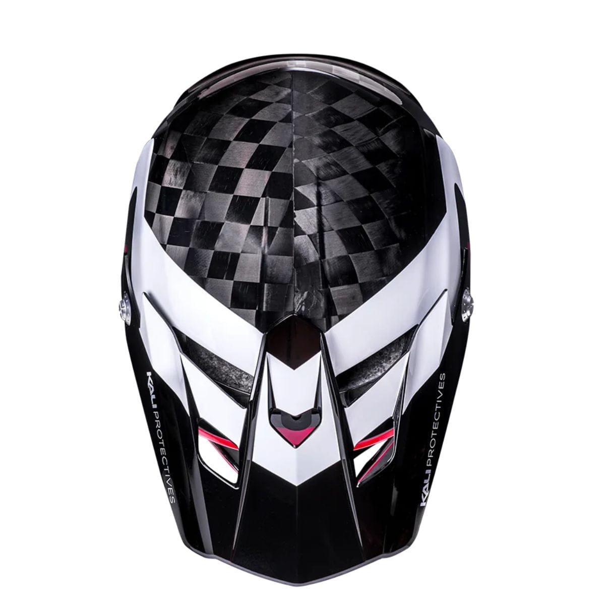 Kali Protectives Trinity Carbon Full Face Helmet Gloss Black/Red/White