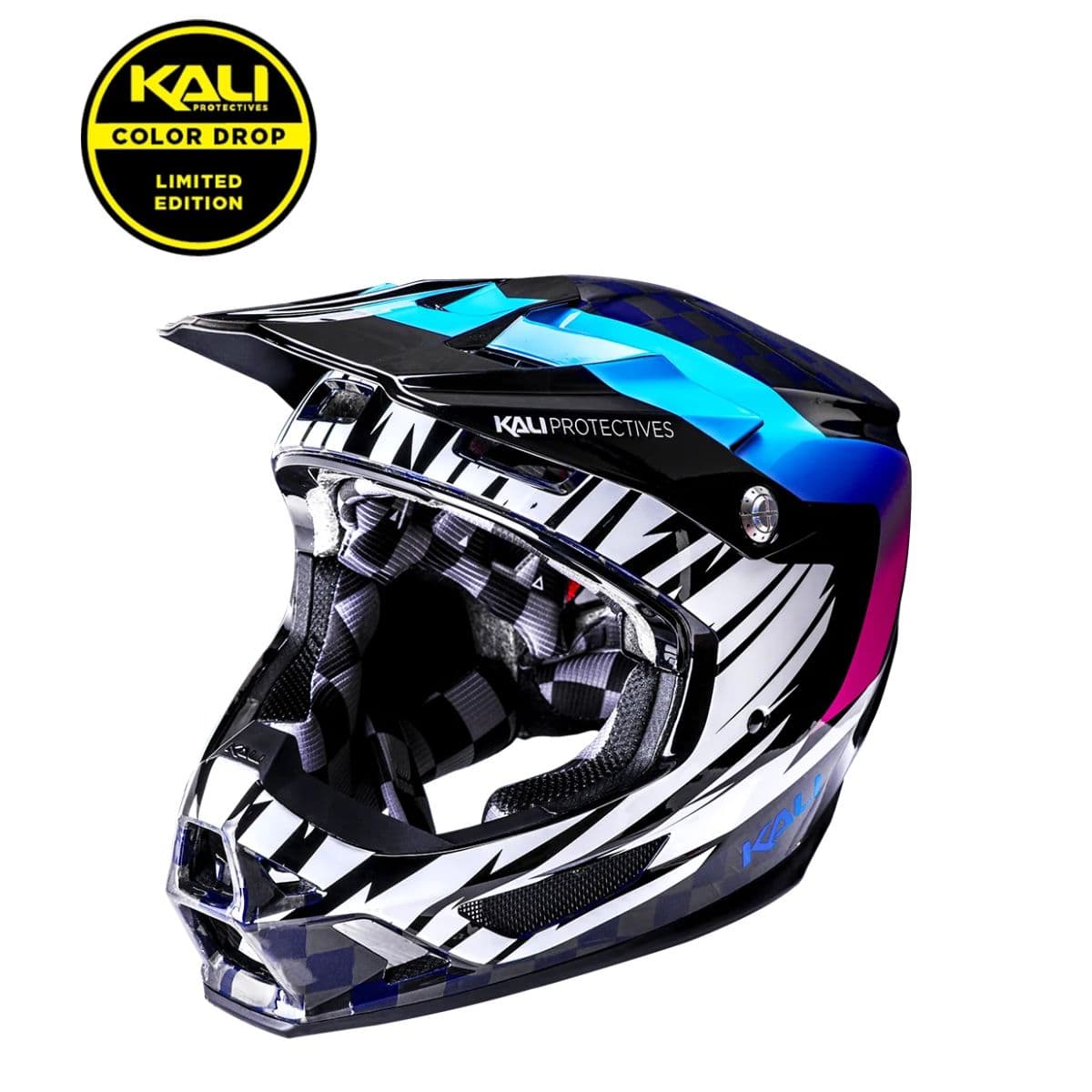 Kali Protectives Trinity Carbon Full Face Helmet Gloss Blue
