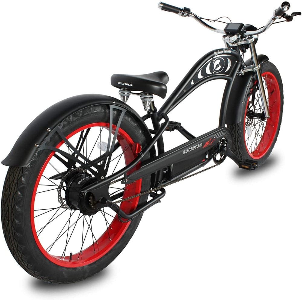 deluxe electric bicycle Micargi Cyclone 2.0 Deluxe 500W Cruiser Electric Bike — Power Bikes and Trikes