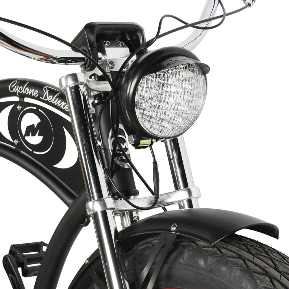 deluxe electric bicycle Micargi Cyclone 2.0 Deluxe 500W Cruiser Electric Bike — Power Bikes and Trikes